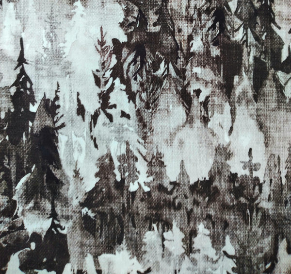 Forest Fable - Trees, Brown From Figo Fabrics 1/2yd Cuts