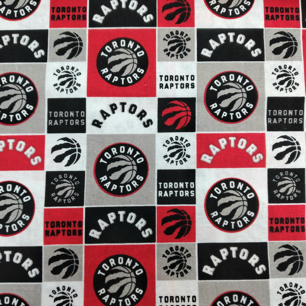 Toronto Raptors by Camelot Fabrics 1/2yd Cuts