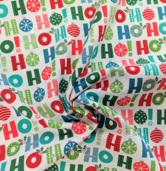 Santa Paws - Ho Ho Ho by Northcott Fabrics 1/2yd Cuts