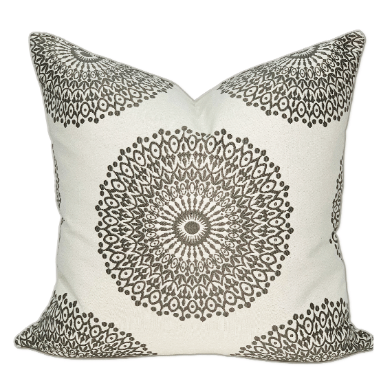 Sol Pillow Cover in Sterling