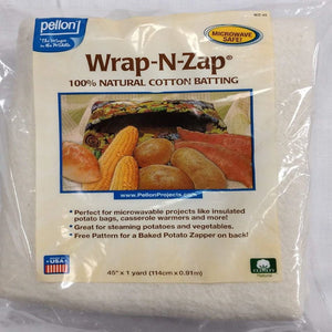 Wrap-N-Zap® Cotton Batting from Pellon