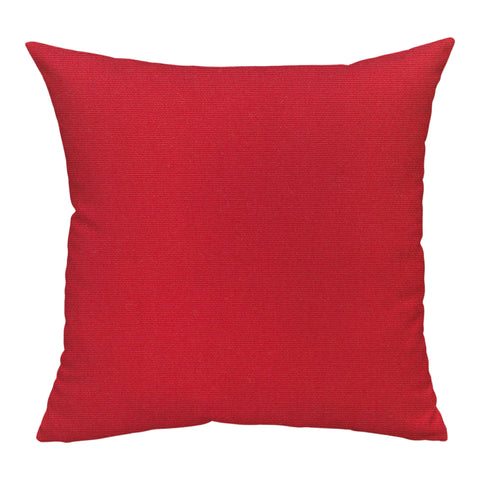 Sunbrella® Canvas Pillow Cover in Logo Red