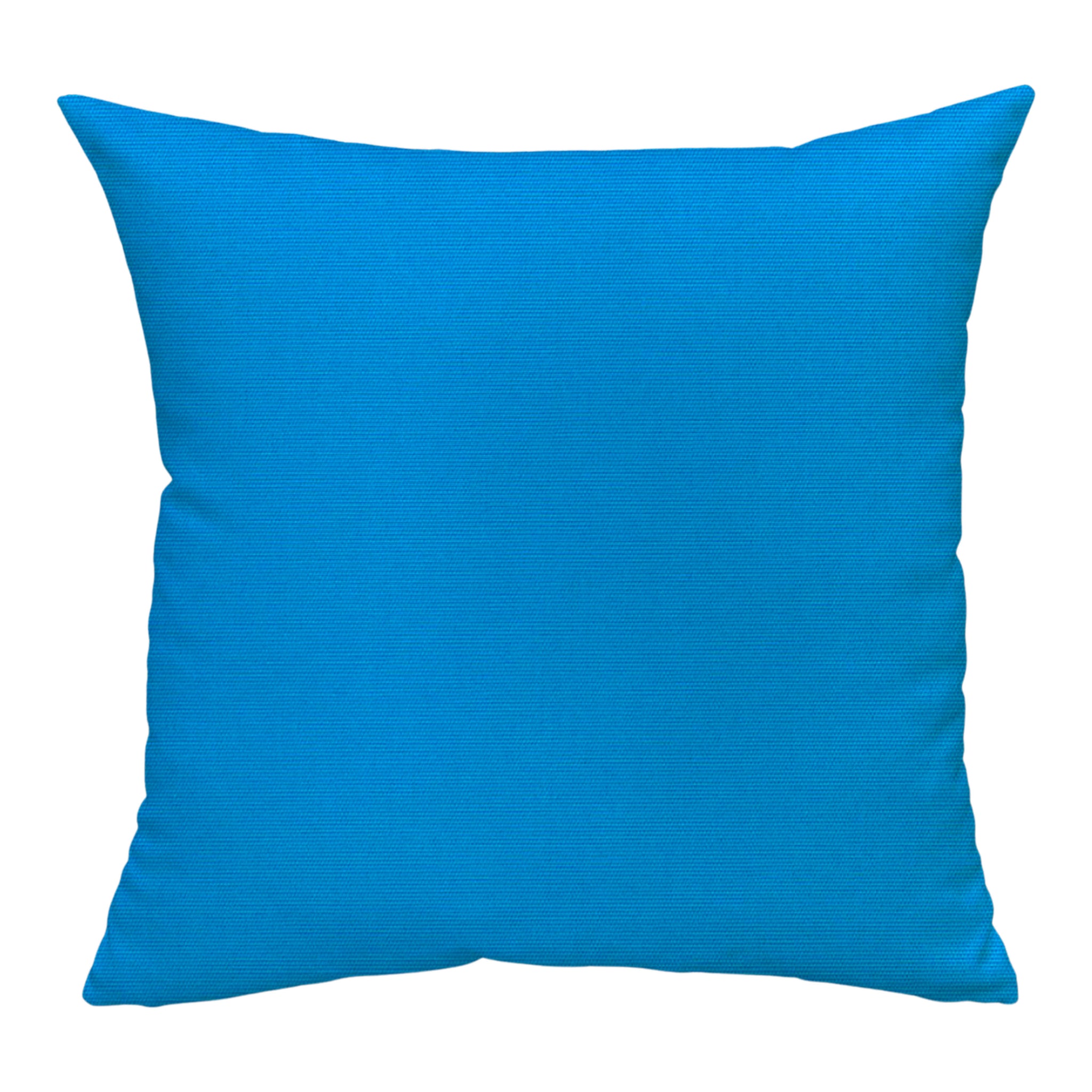 Sunbrella® Canvas Pillow Cover in Pacific Blue