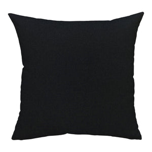 Sunbrella® Canvas Pillow Cover in Raven Black