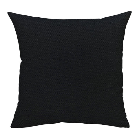 Sunbrella® Canvas Pillow Cover in Raven Black