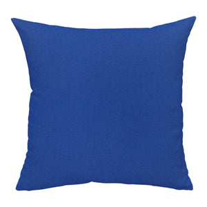 Sunbrella® Canvas Pillow Cover in True Blue