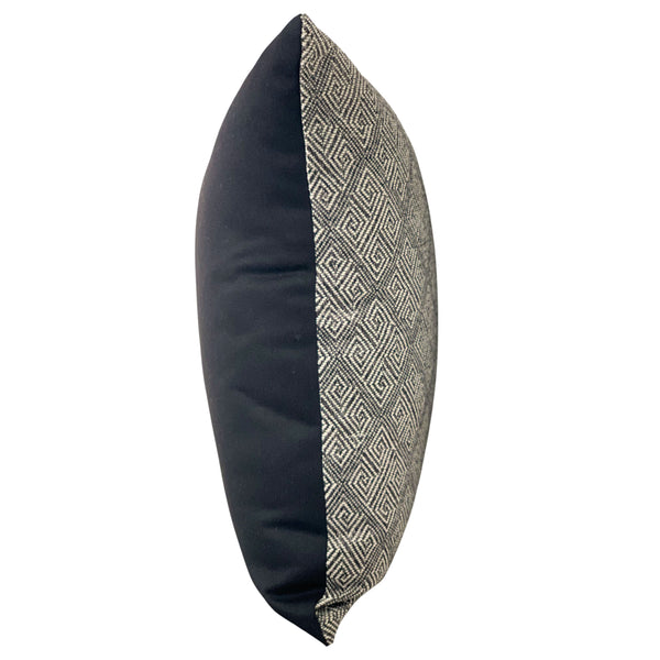 Sunbrella® Diamond Pillow Cover in Mineral