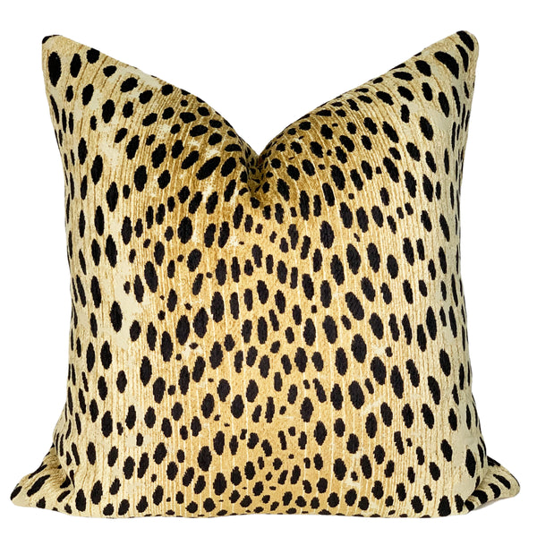 Feline Pillow Cover in Golden Hour