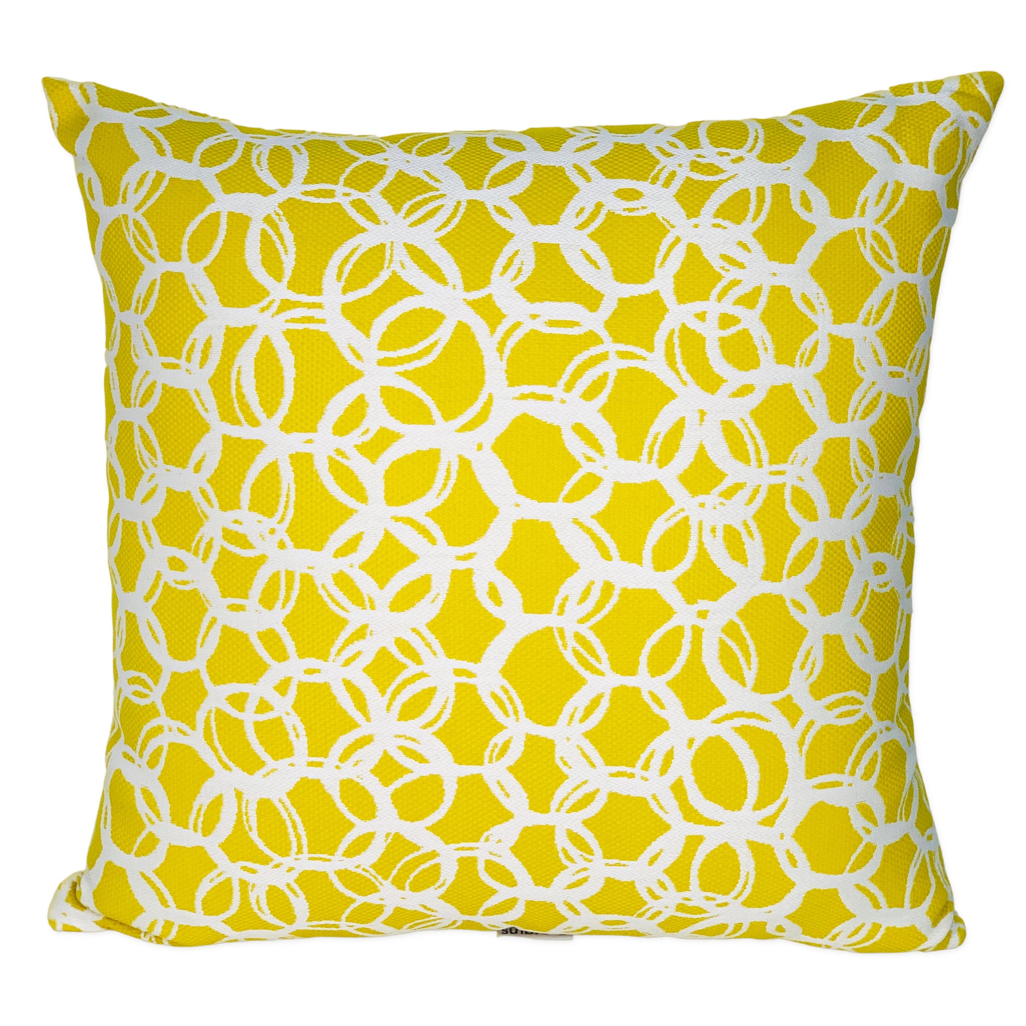 Hoop Pillow Cover in Lemon