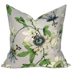 Ivy Pillow Cover in Ore Grey
