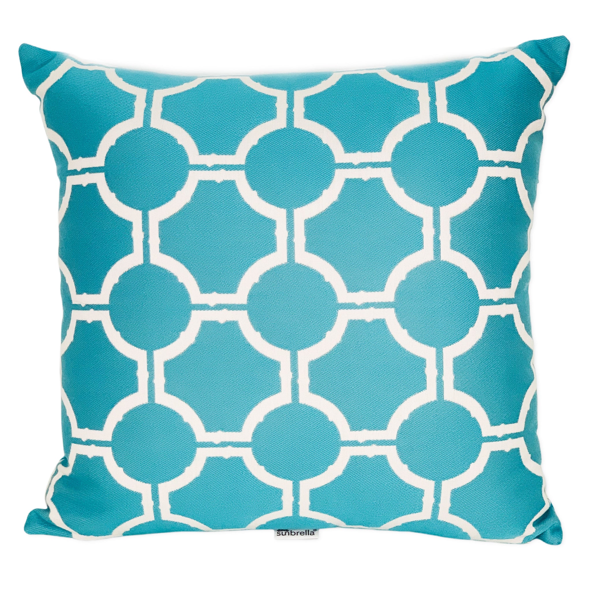 Sunbrella® Junction Pillow Cover in Electric Blue