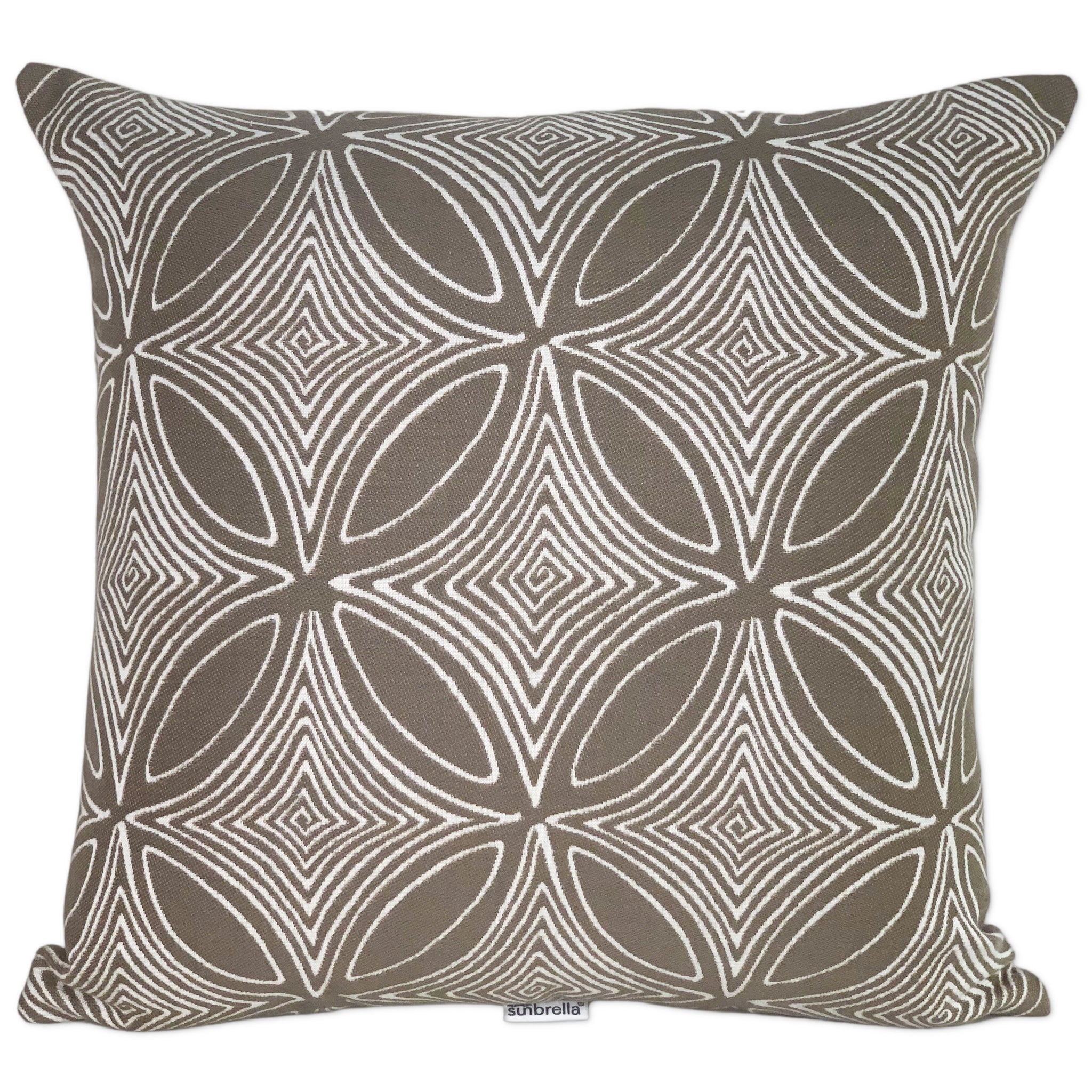 Sunbrella® Mandala Pillow Cover in Birch