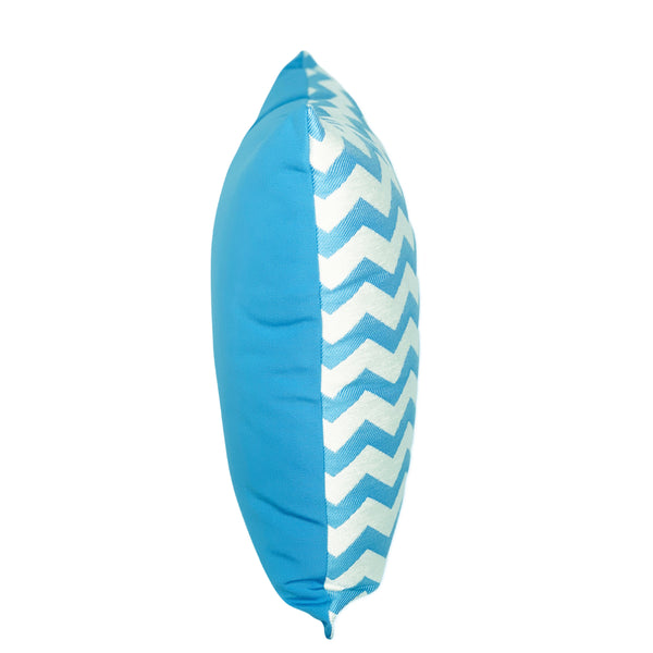 Sunbrella® Orbit Pillow Cover in Cerulean