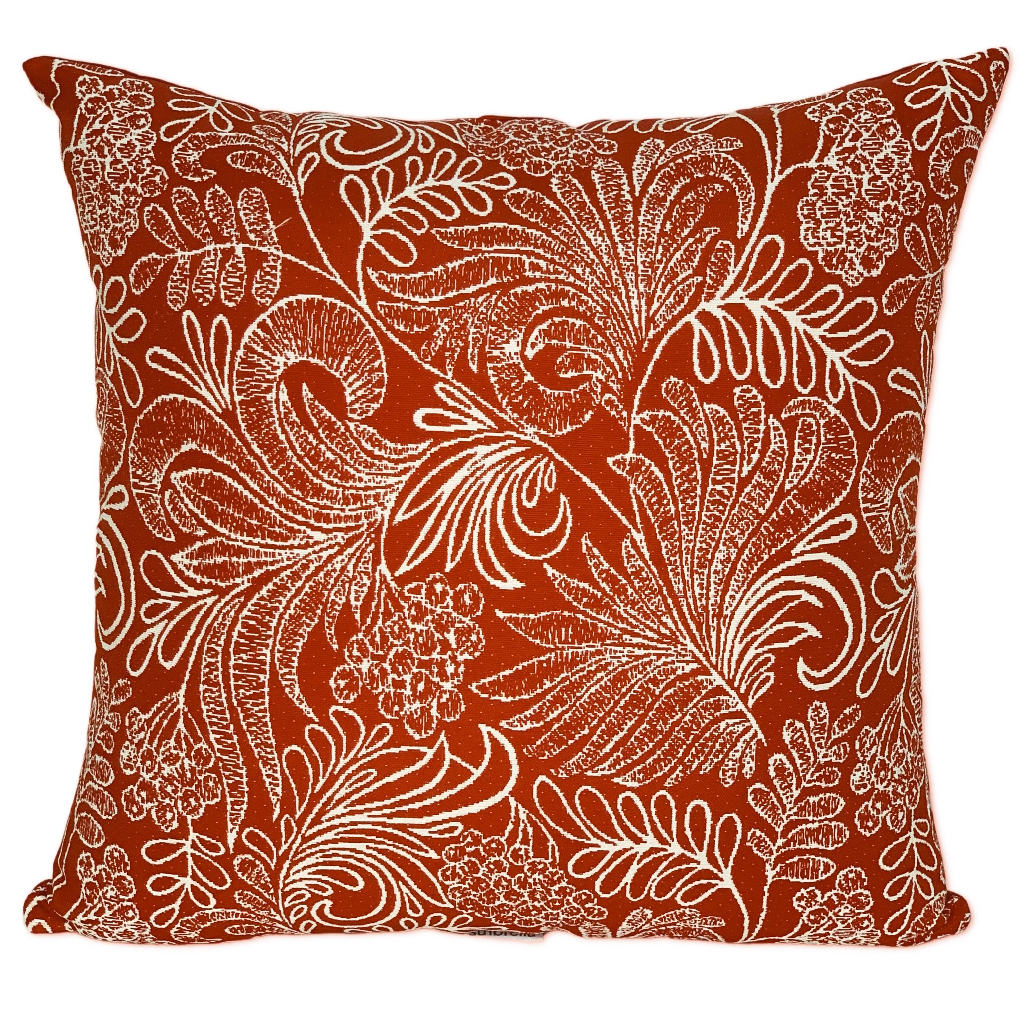 Plume Pillow Cover in Cayenne