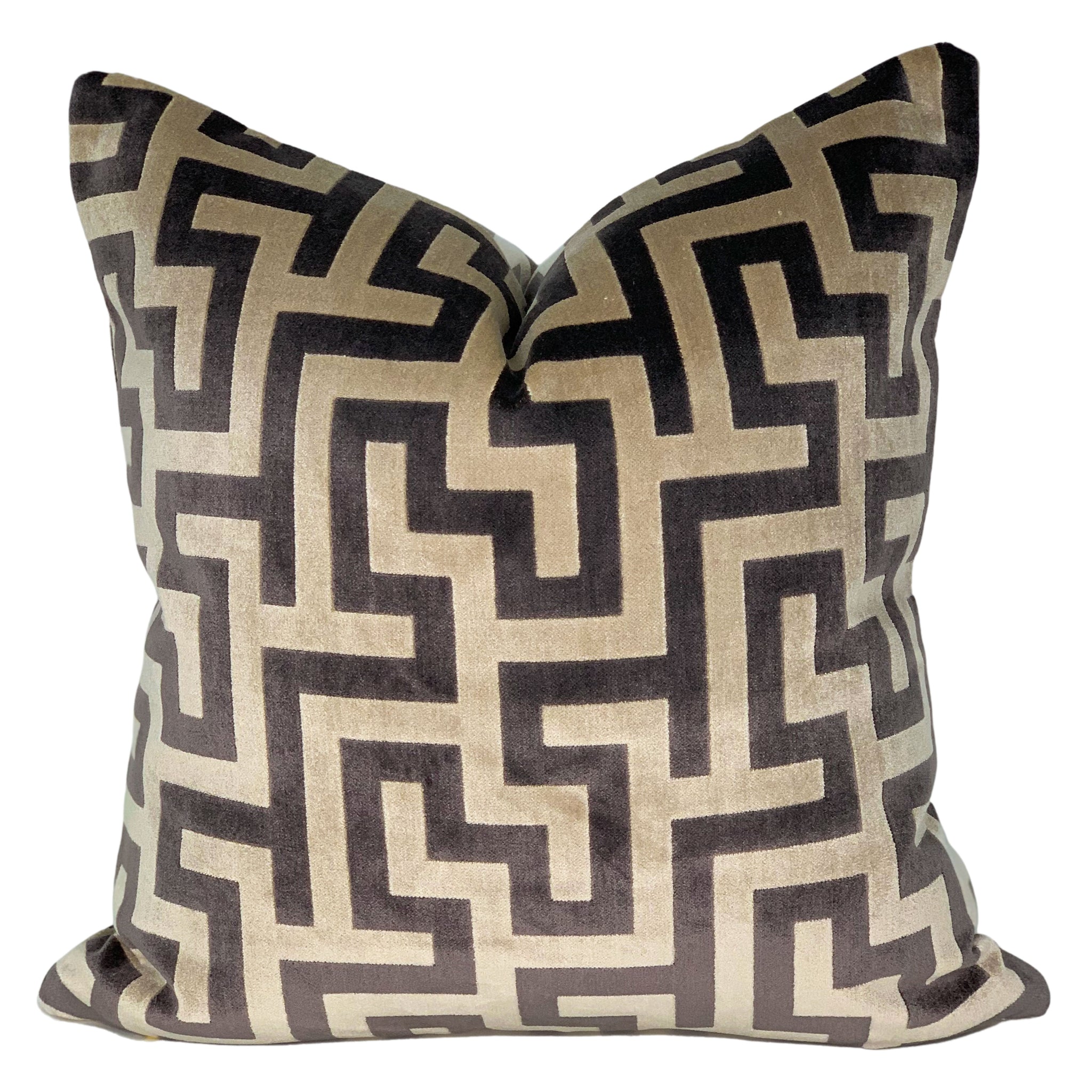 Catalina Pillow Cover in Plush Taupe