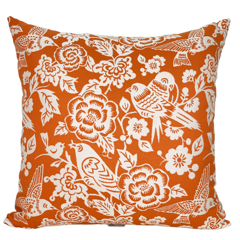Sunbrella® Sanctuary Pillow Cover in Orange