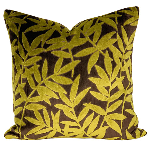 Saxon Pillow Cover in Olivey