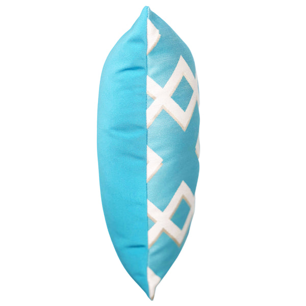 Sunbrella® Trellis Pillow Cover in Cypress