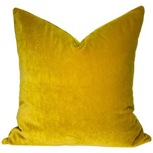Velvette Pillow Cover in Solar